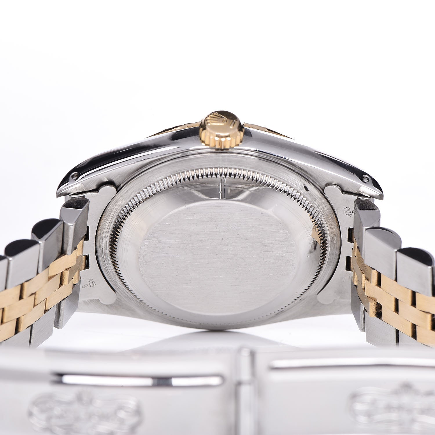 Rolex Stainless Steel 18K Yellow Gold Diamond 36mm Oyster Perpetual Datejust Watch Champagne Jubilee 116233 6 of 7