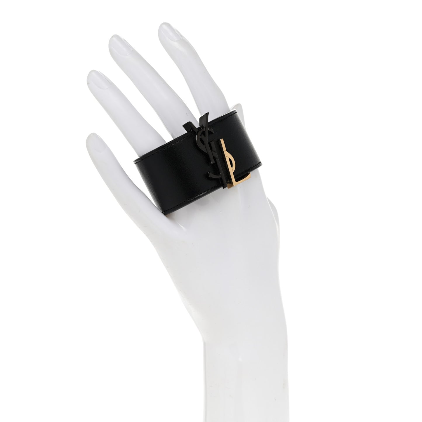 Calfskin Monogram Bracelet Black