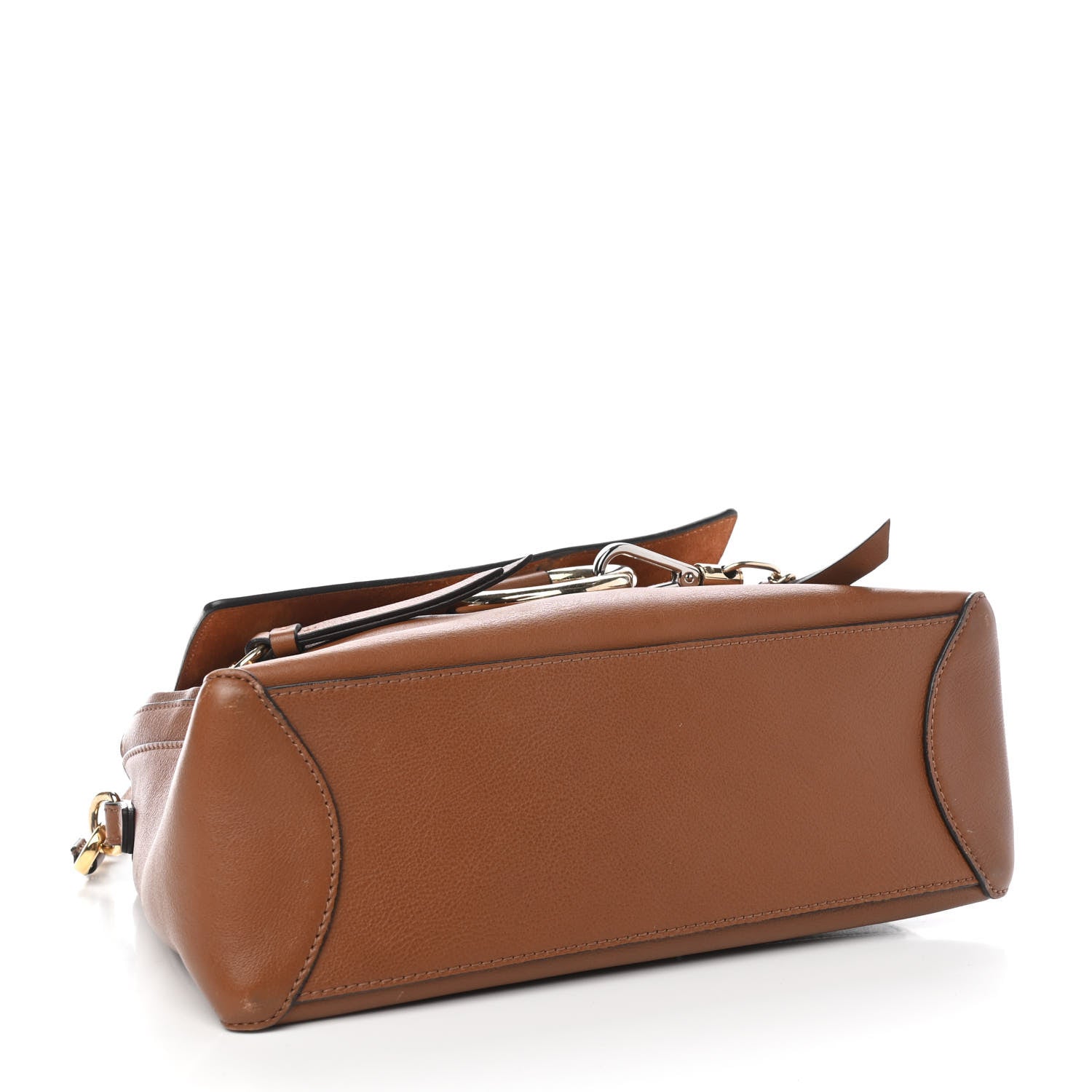 Chloe Calfskin Small Faye Day Shoulder Bag Tan 4 of 10