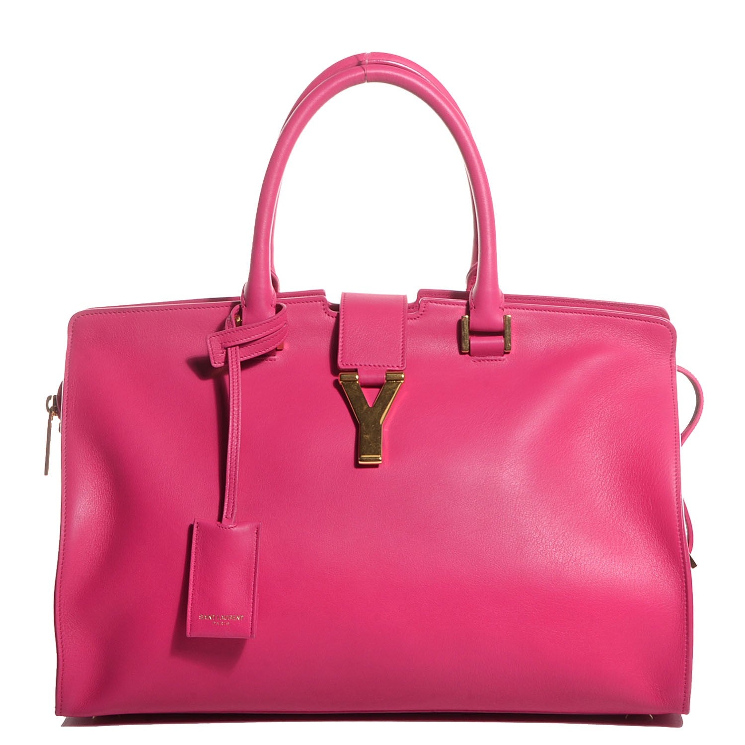 Saint Laurent Calfskin Medium Classic Y Cabas Fuchsia 1 of 8