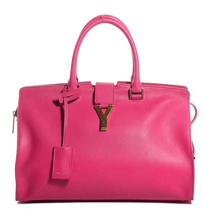 Saint Laurent Calfskin Medium Classic Y Cabas Fuchsia 1 of 8
