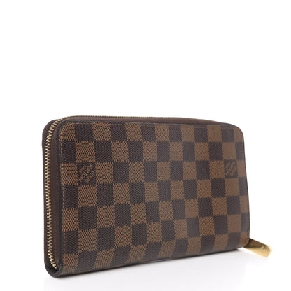Louis Vuitton Damier Ebene Zippy Organizer Wallet 3 of 10