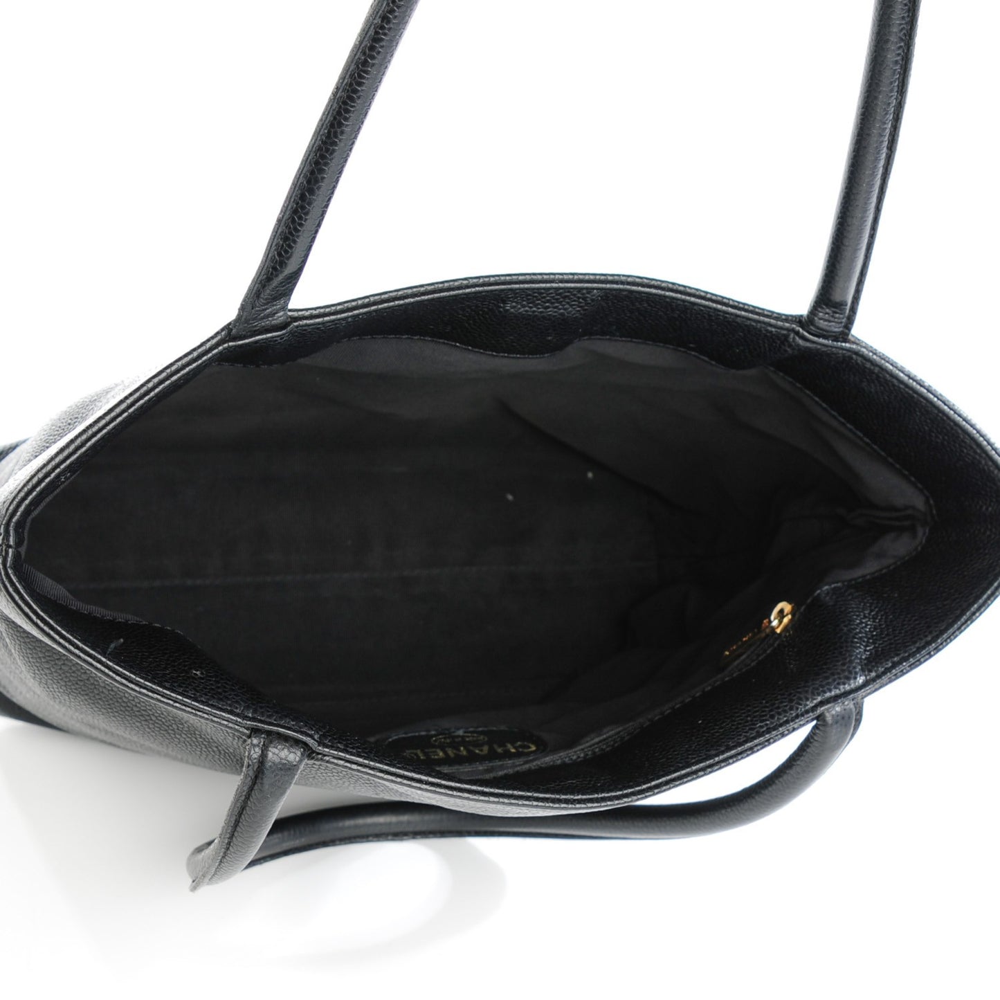 Caviar CC Shoulder Bag Black