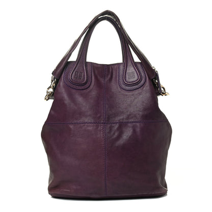 Givenchy Lambskin North South Nightingale Aubergine 1 of 10
