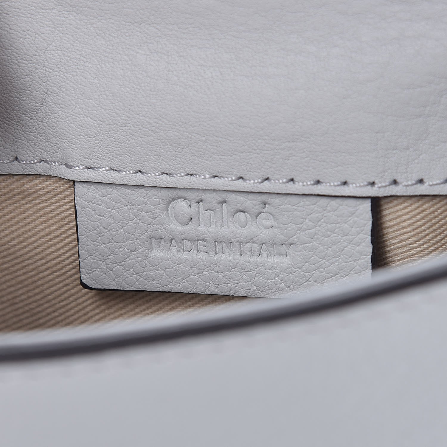 Chloe Suede Calfskin Mini Faye Backpack Airy Grey 6 of 8