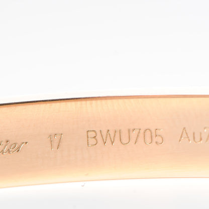 Cartier 18K Pink Gold LOVE Bracelet 17 8 of 11