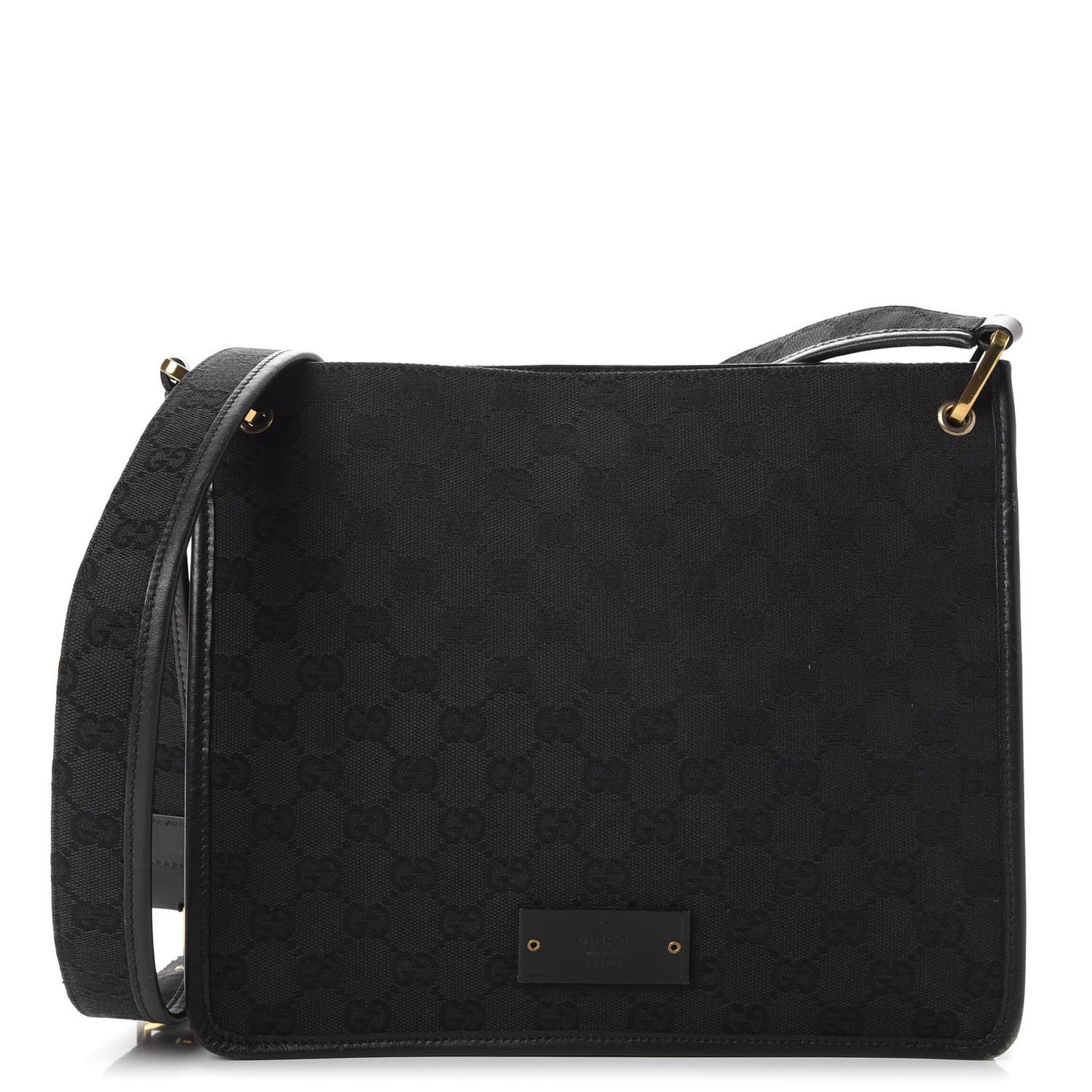 Monogram Messenger Bag Black