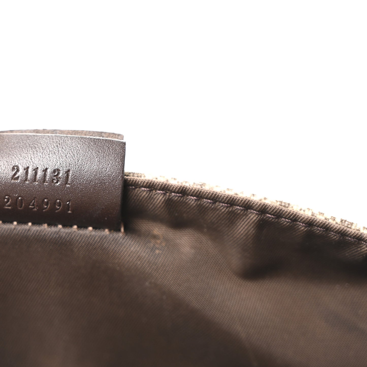 GG Plus Monogram Messenger Diaper Bag Dark Brown