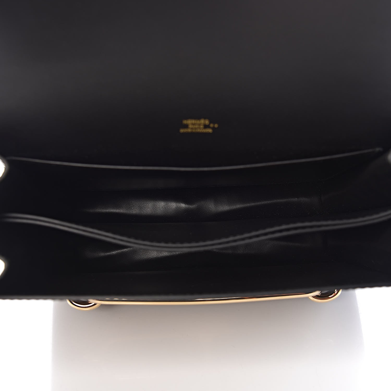Hermes Shiny Niloticus Crocodile Sac Roulis 23 Black 7 of 15
