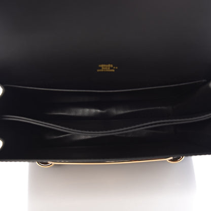 Hermes Shiny Niloticus Crocodile Sac Roulis 23 Black 7 of 15