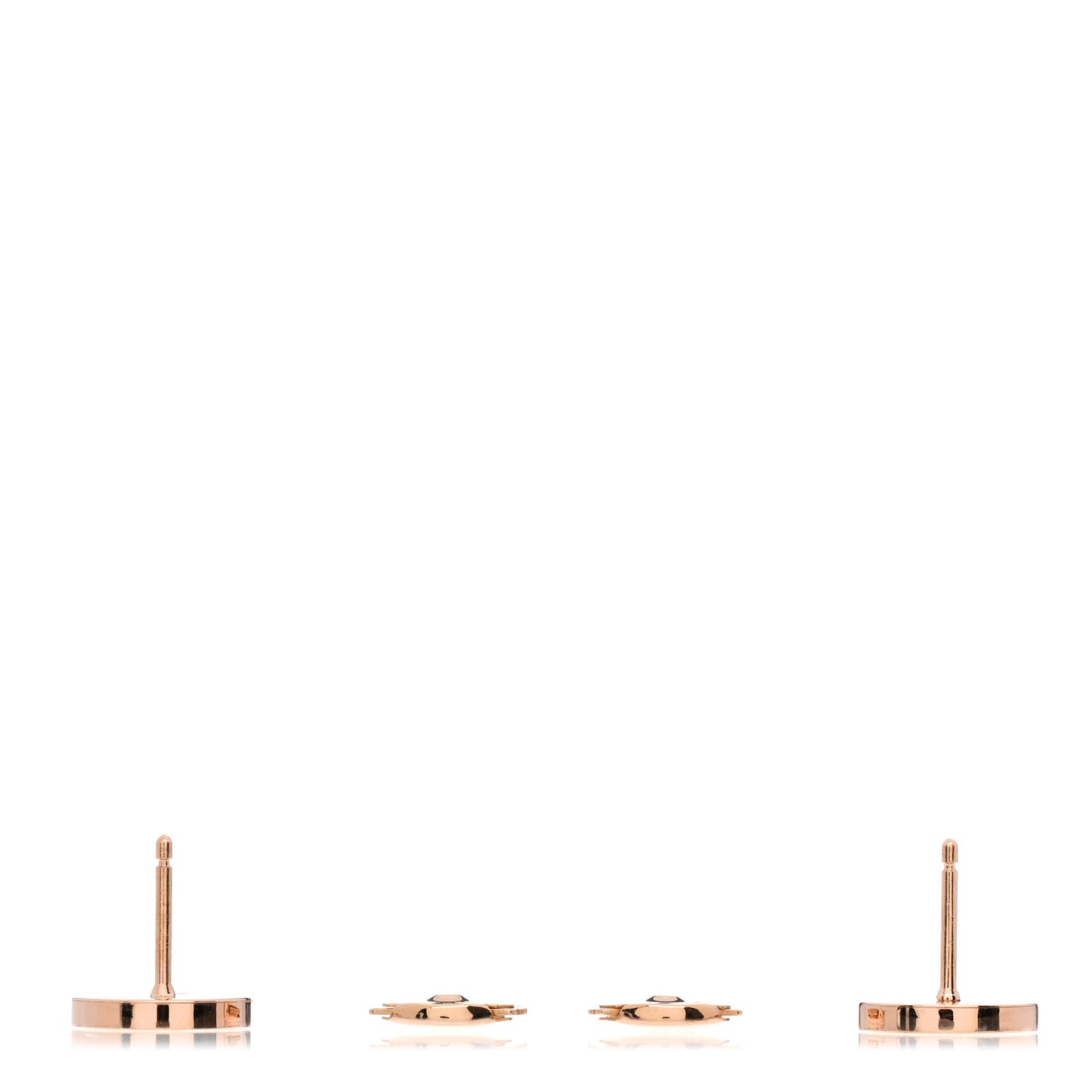 18K Rose Gold Carnelian BVLGARI BVLGARI Stud Earrings