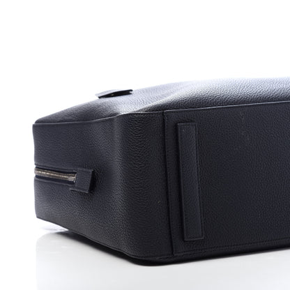 Tom Ford Grained Calfskin Medium T Line Briefcase Black 5 of 10