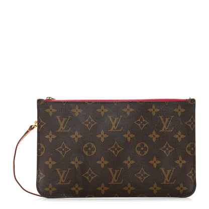 Louis Vuitton Monogram Neverfull MM GM Pochette Pivoine 1 of 12