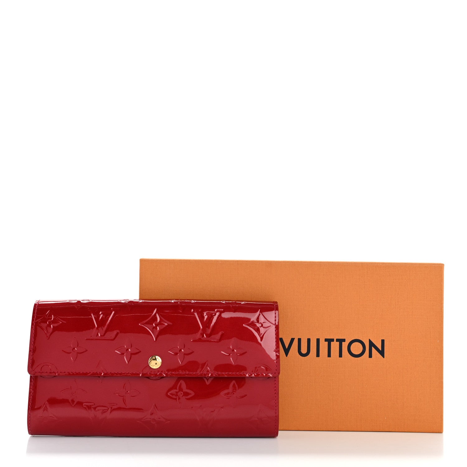 Louis Vuitton Vernis Sarah Wallet Pomme D'Amour 11 of 11