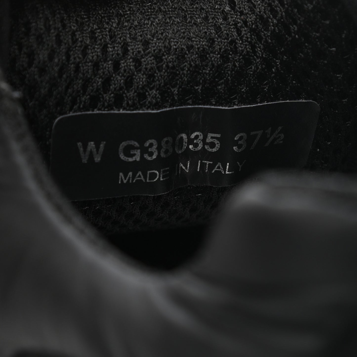 Nylon Calfskin Suede CC Sneakers 37.5 Black