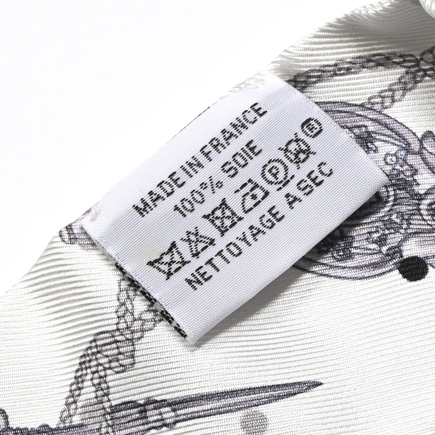 Silk Les Cles A Pois Twilly White Gris Acier