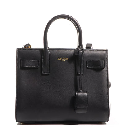 Saint Laurent Calfskin Nano Sac De Jour Black 1 of 8