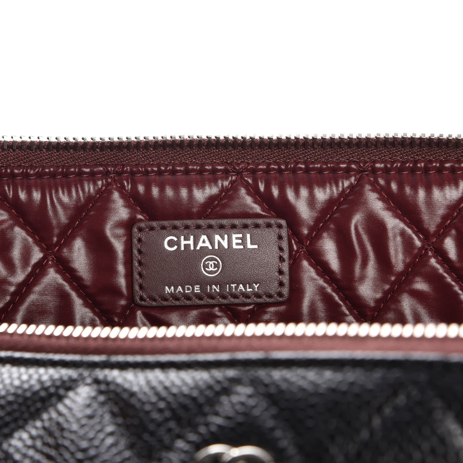 Chanel Caviar Quilted Document Portfolio Holder Black 6 of 7