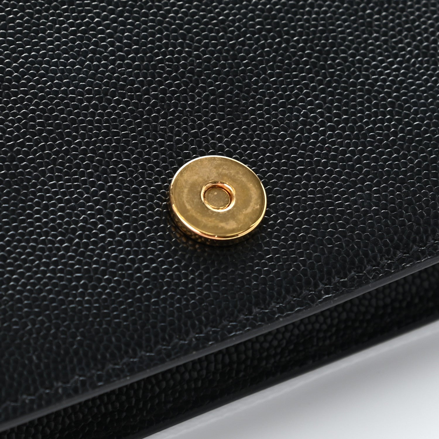 Saint Laurent Grain De Poudre Classic Monogram Kate Clutch Black 11 of 13