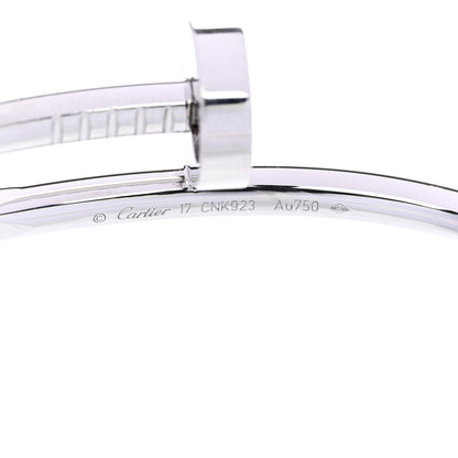 Cartier 18K White Gold Juste Un Clou Bracelet 17 4 of 4