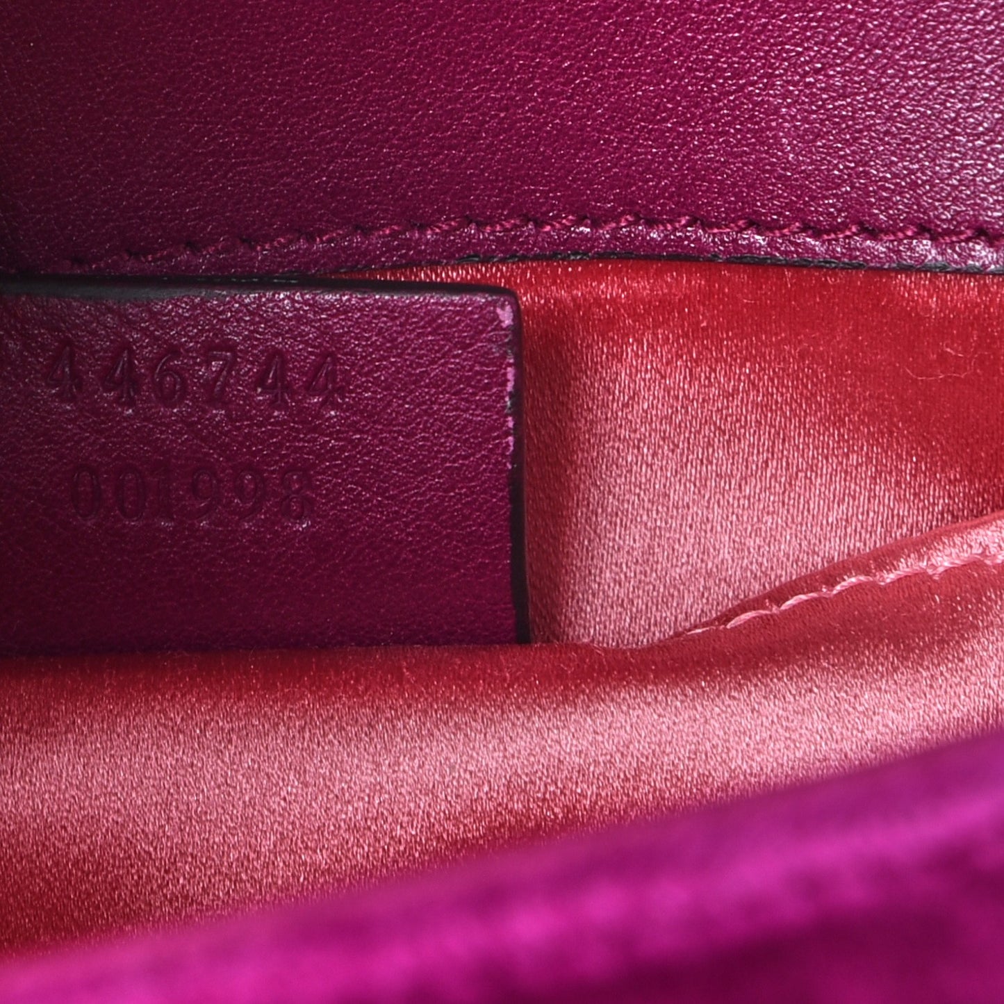 Velvet Matelasse Embroidered Mini GG Marmont Shoulder Bag Bordeaux