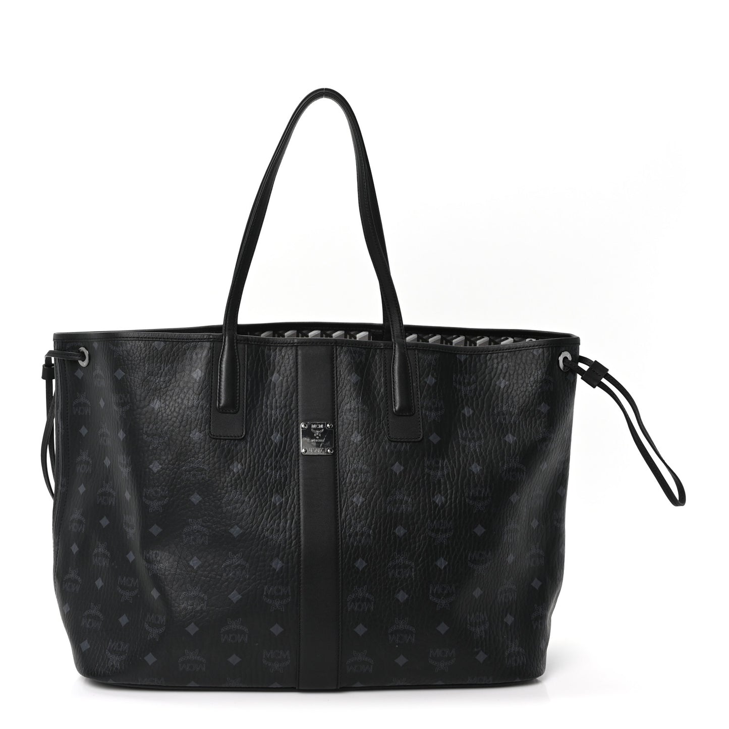 Visetos Large Liz Reversible Shopper Tote Black