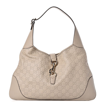Gucci Guccissima Medium Jackie O Bouvier Hobo Off White 1 of 11
