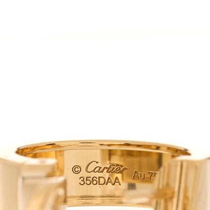 Cartier 18K Yellow Gold 5.5mm LOVE French Clip Hoop Earrings 4 of 5