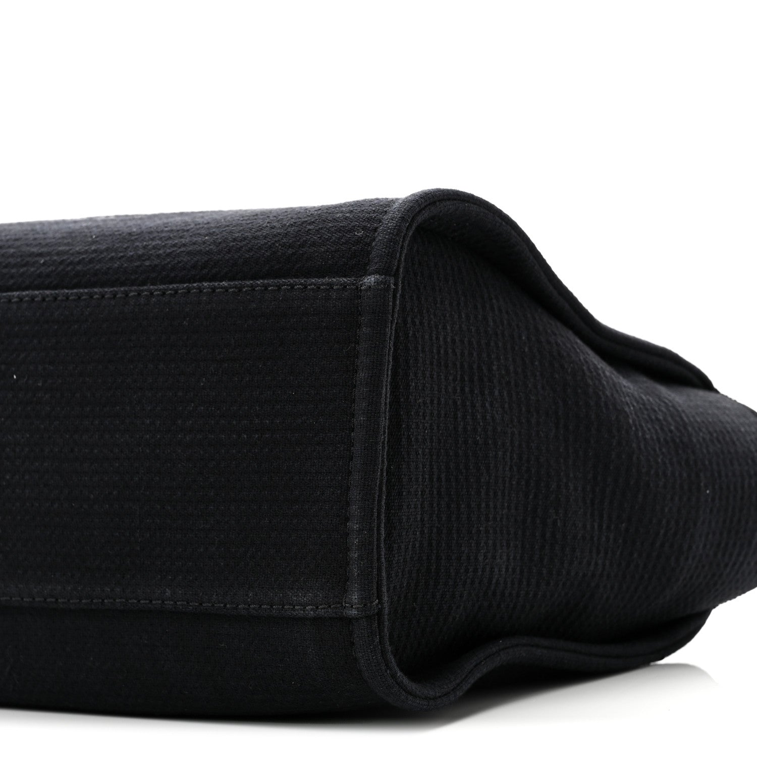 Chanel Mixed Fibers Small Deauville Tote Black 10 of 10