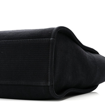 Chanel Mixed Fibers Small Deauville Tote Black 10 of 10