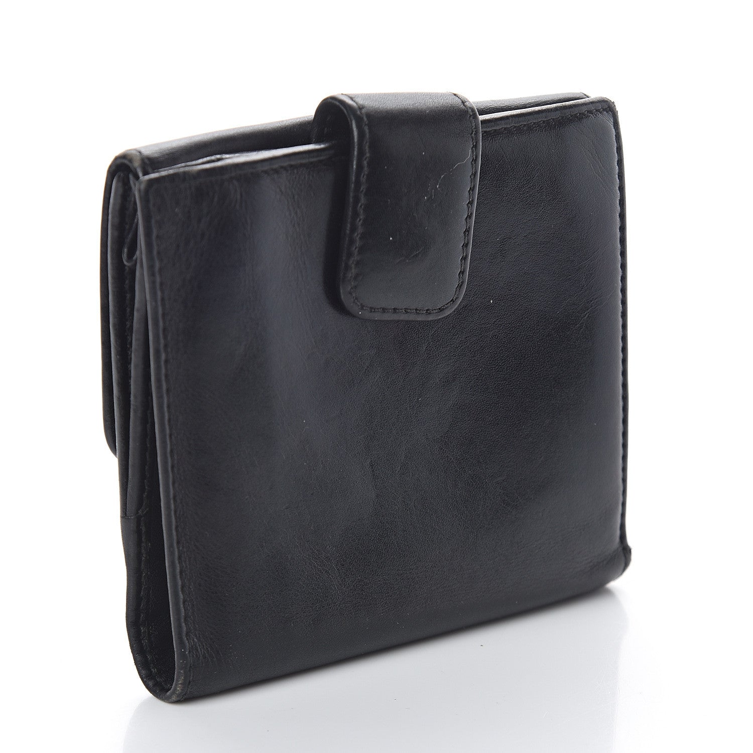 Gucci Calfskin Compact Britt Wallet Black 2 of 5
