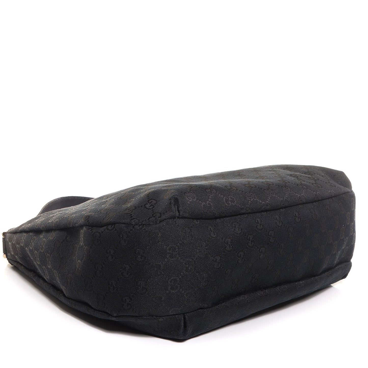 Monogram Large New Ladies Web Hobo Black