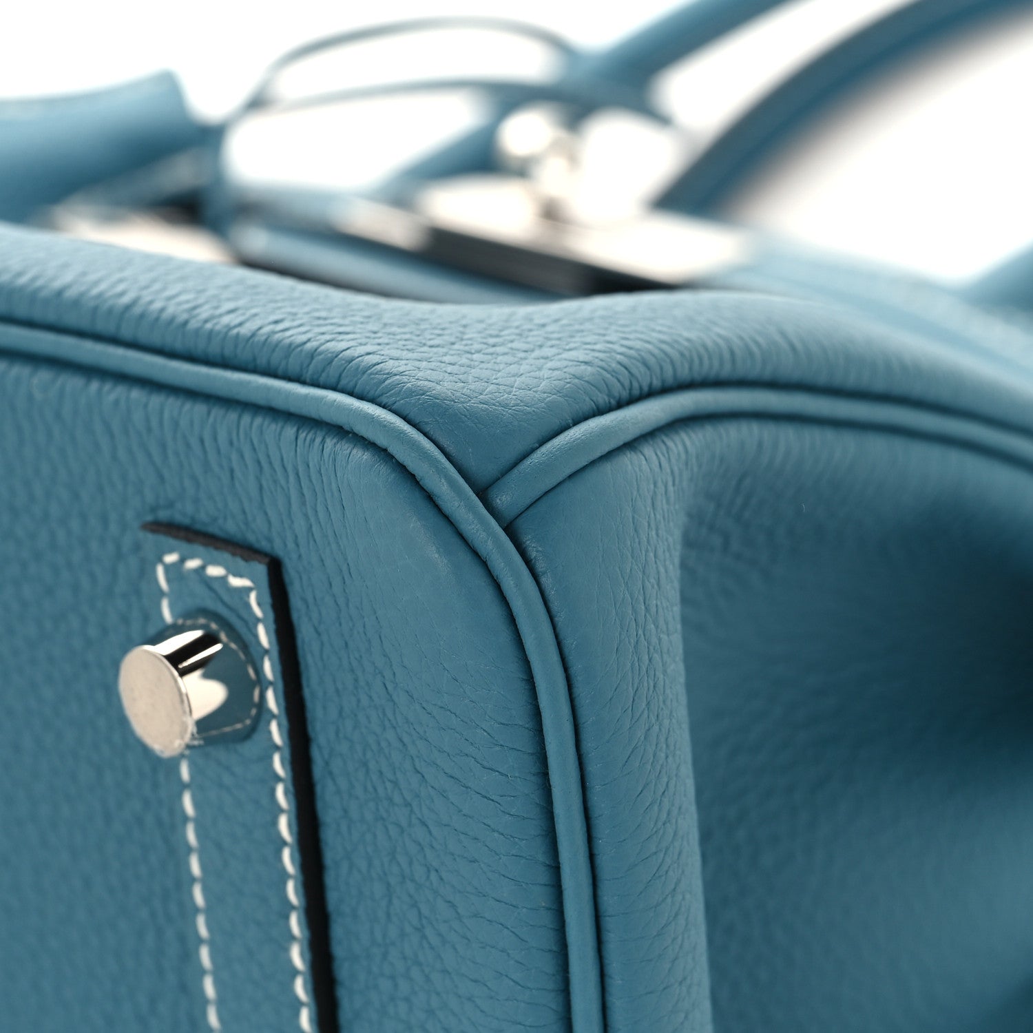 Hermes Togo Birkin 30 New Bleu Jean 9 of 11