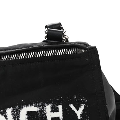 Givenchy Nylon Logo Small Pandora Black White 12 of 14