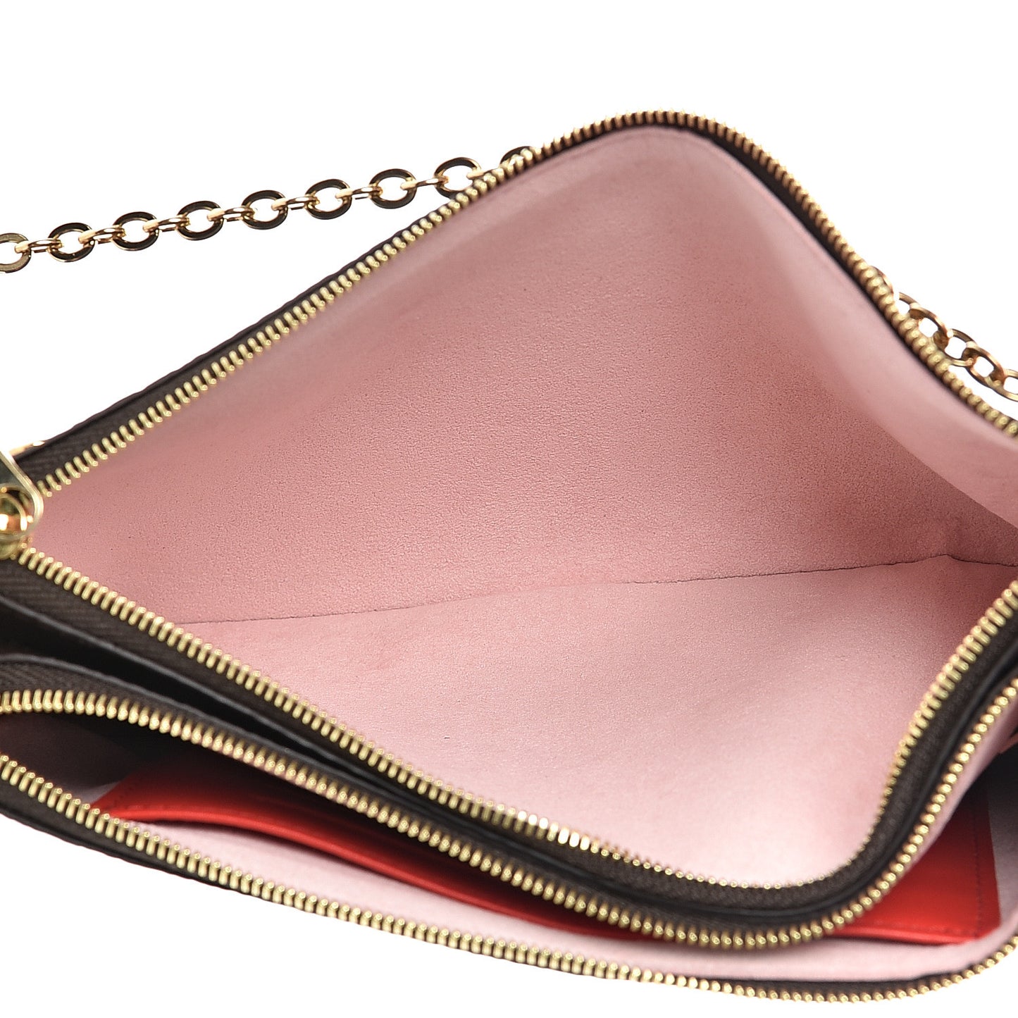 Monogram Blooming Flowers Double Zip Pochette