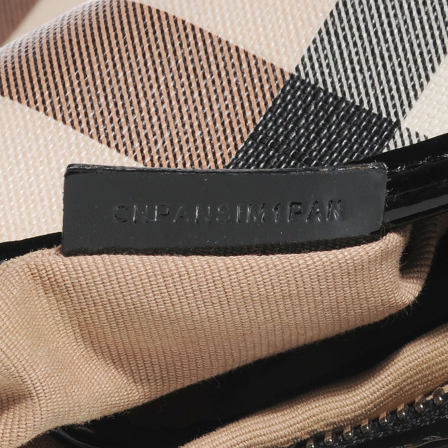 Supernova Check Small Dryden Crossbody Bag Black