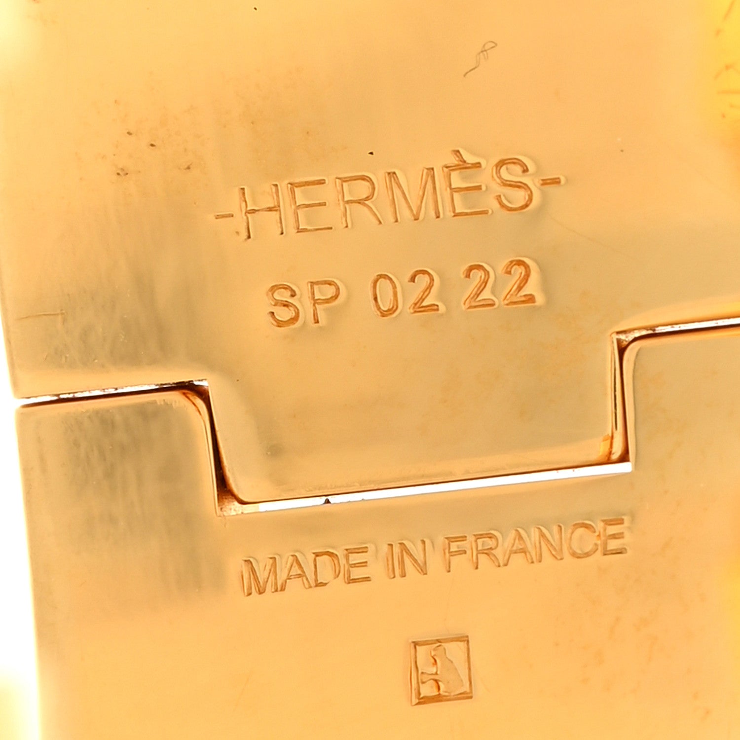 Hermes Enamel Wide Clic Clac H Bracelet GM White 4 of 5