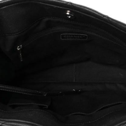 Chanel Caviar Quilted CC Timeless Soft Tote Black 5 of 9