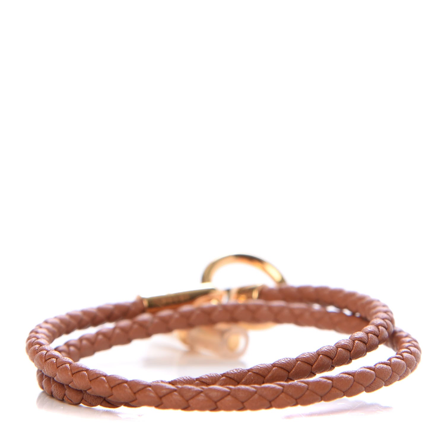 Hermes Swift Glenan Double Tour Bracelet T2 Gold 1 of 5