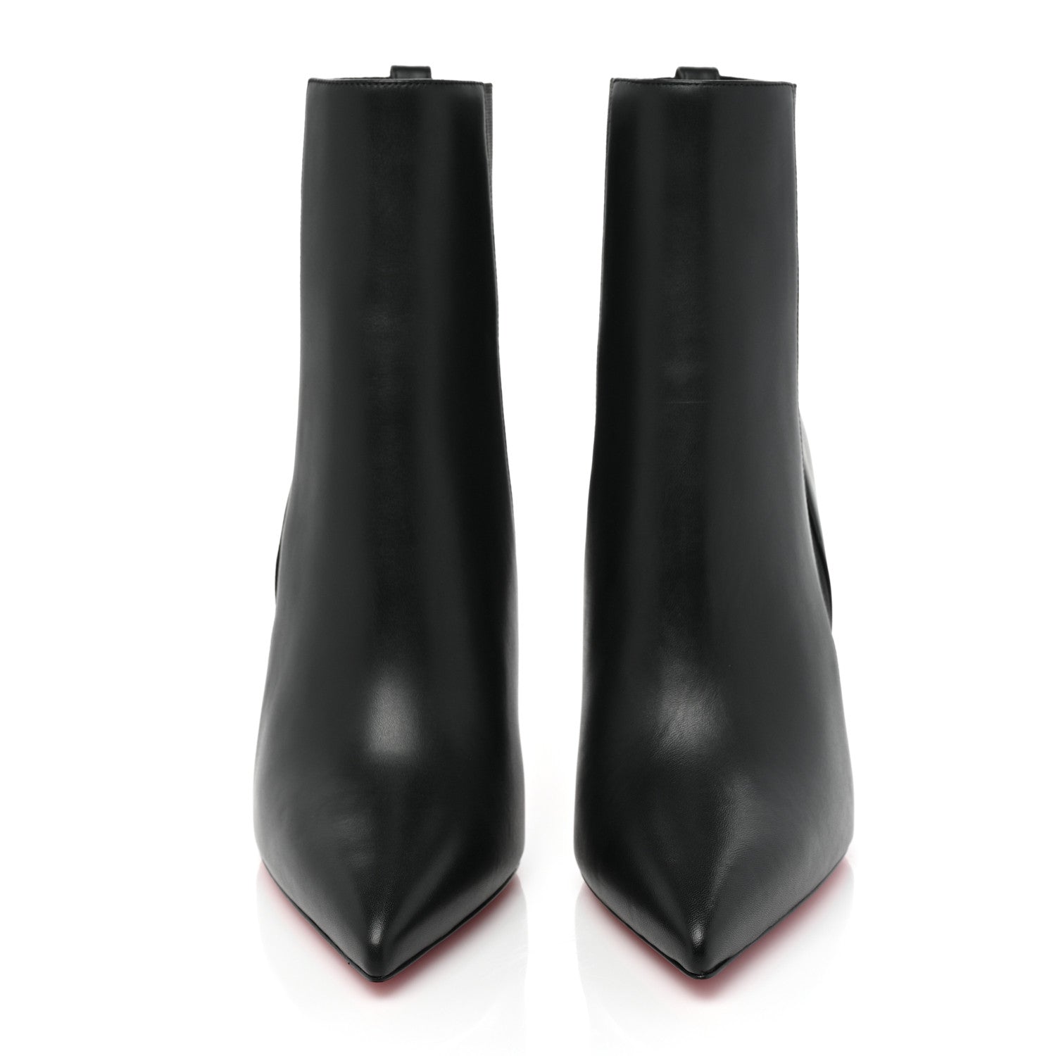 Christian Louboutin Calfskin Chelsea Chick 100 Stiletto Boots 40.5 Black 2 of 7