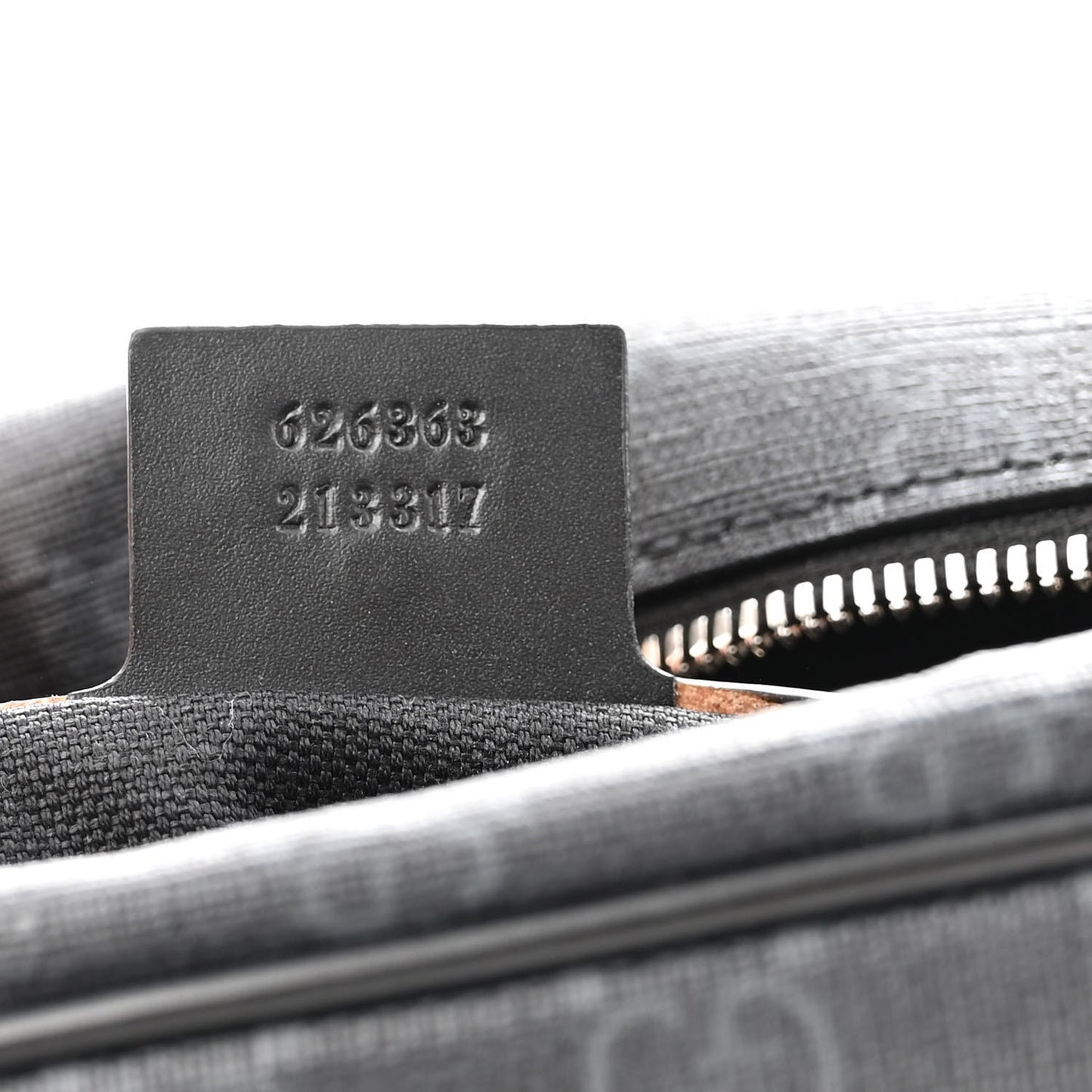 GG Supreme Monogram Selleria Calfskin Square Messenger Bag Black