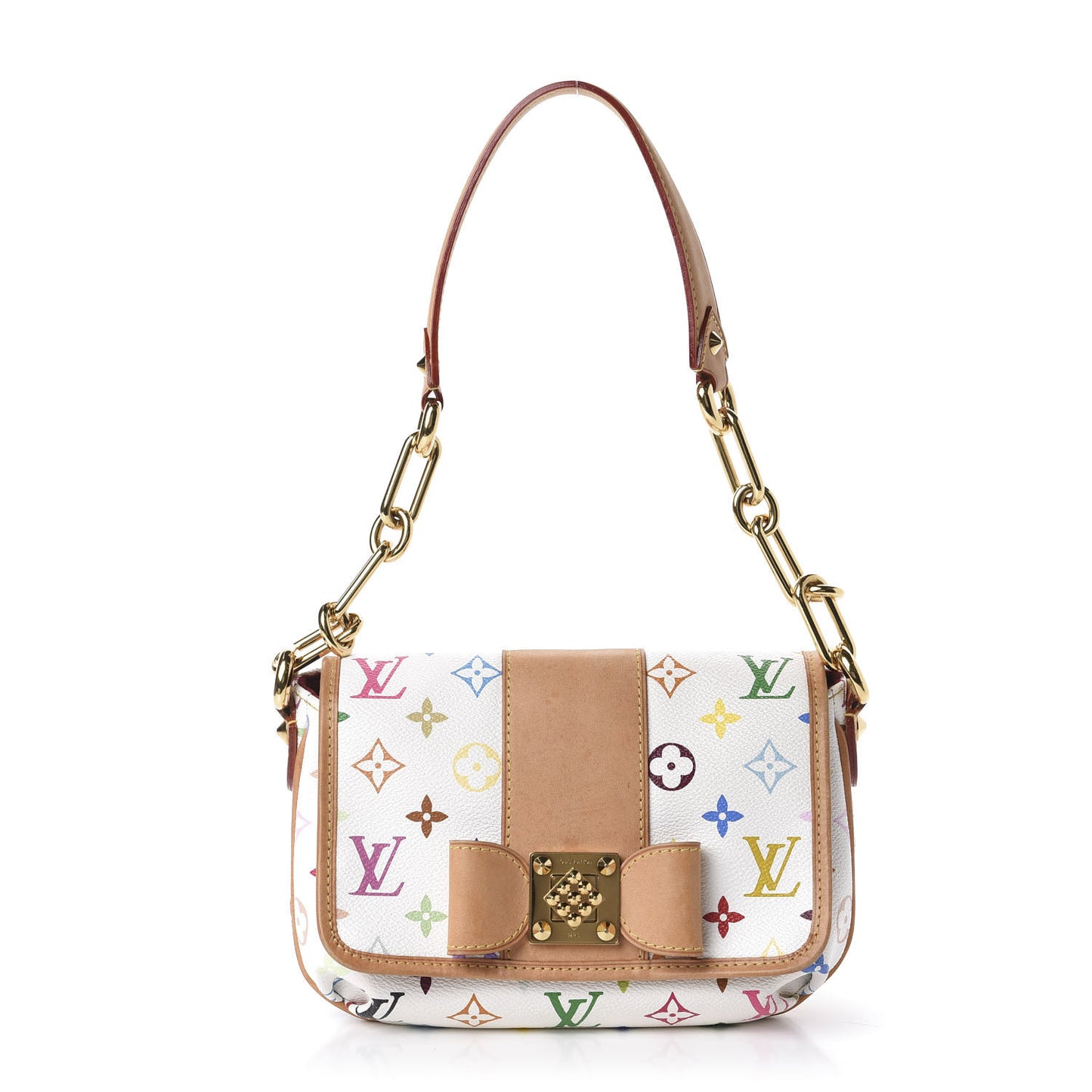 Monogram Multicolor Patti White