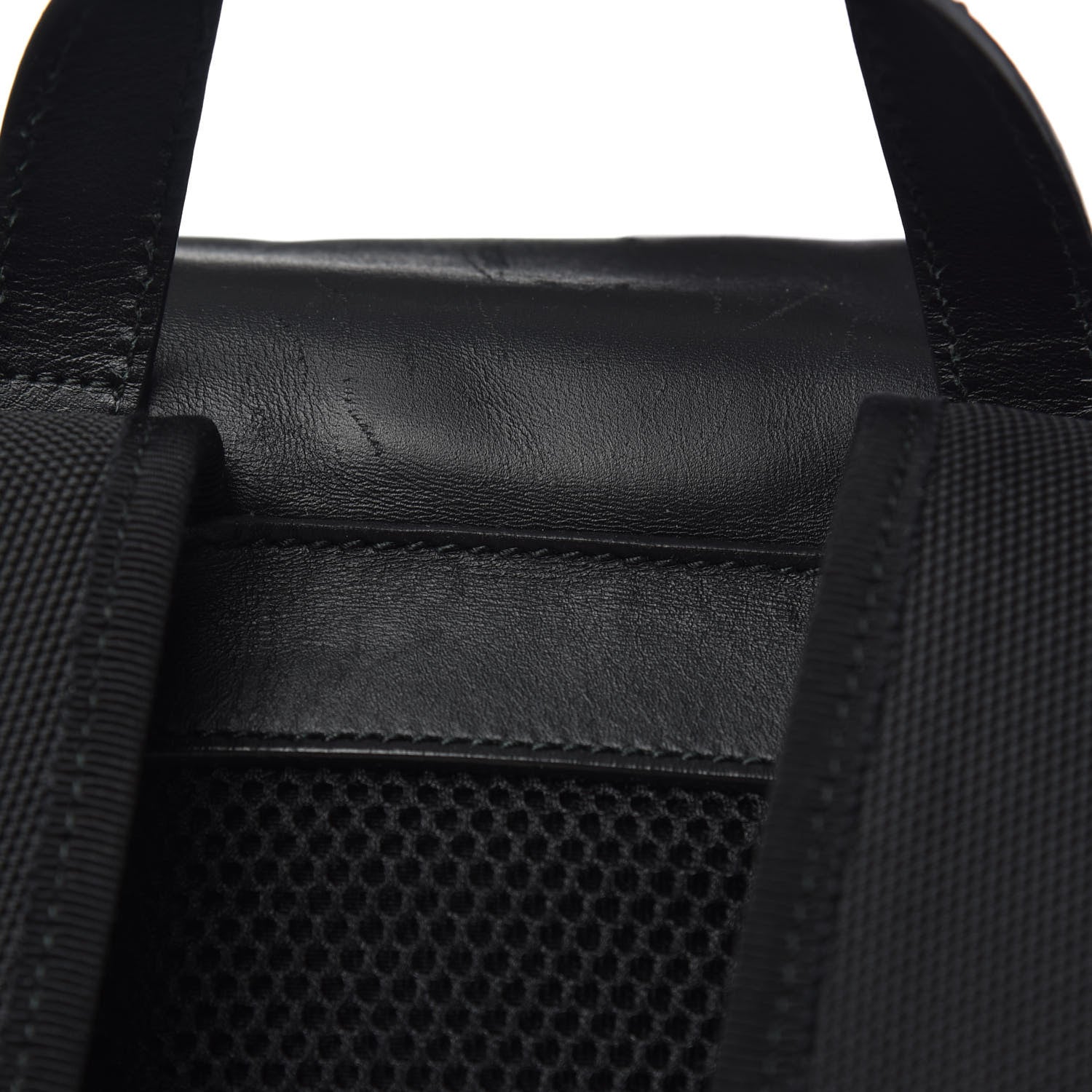 Gucci GG Supreme Monogram Single Buckle Backpack Beige Black 12 of 14