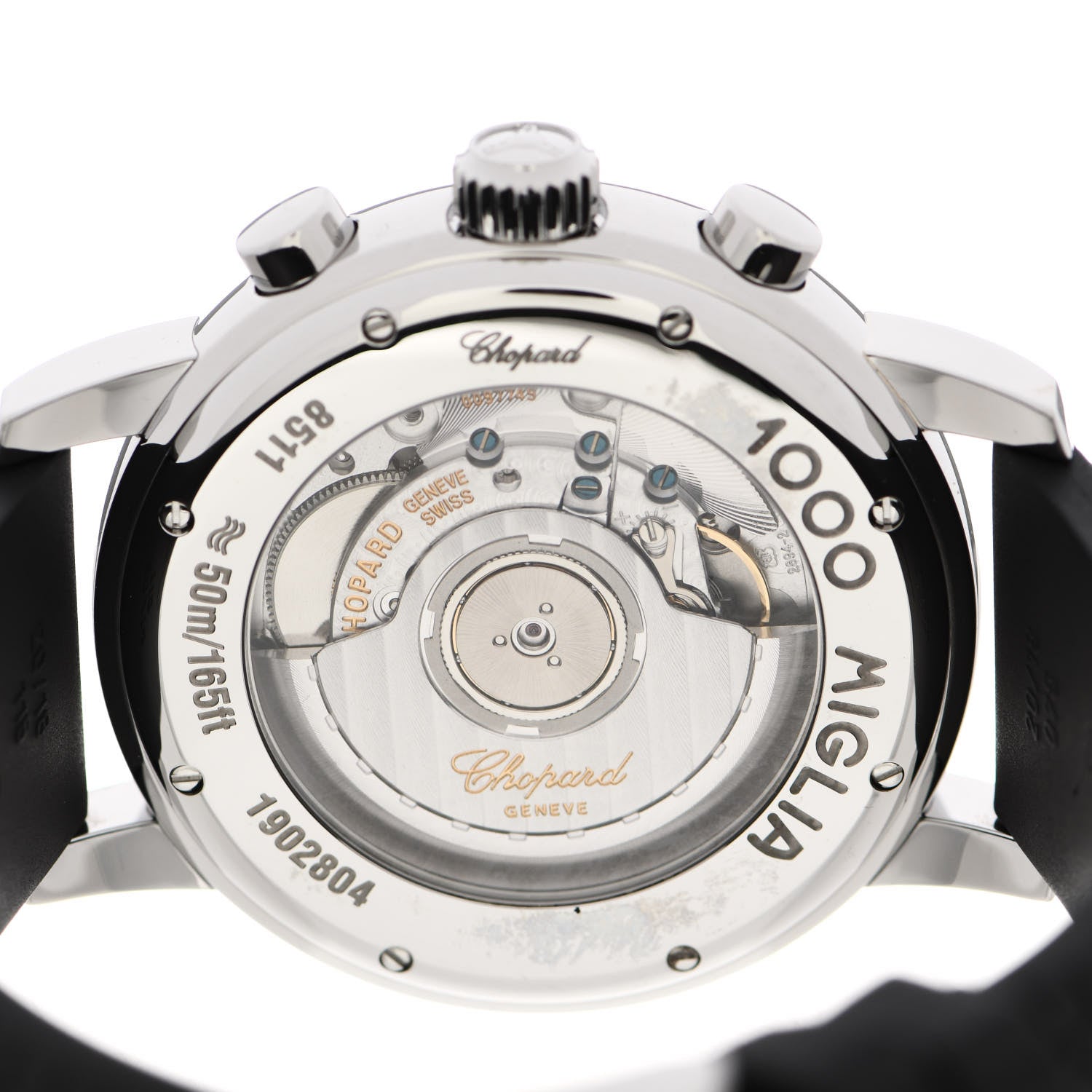 Chopard Stainless Steel Rubber 42mm 1000 Mille Miglia Chronograph Automatic Watch 4 of 7