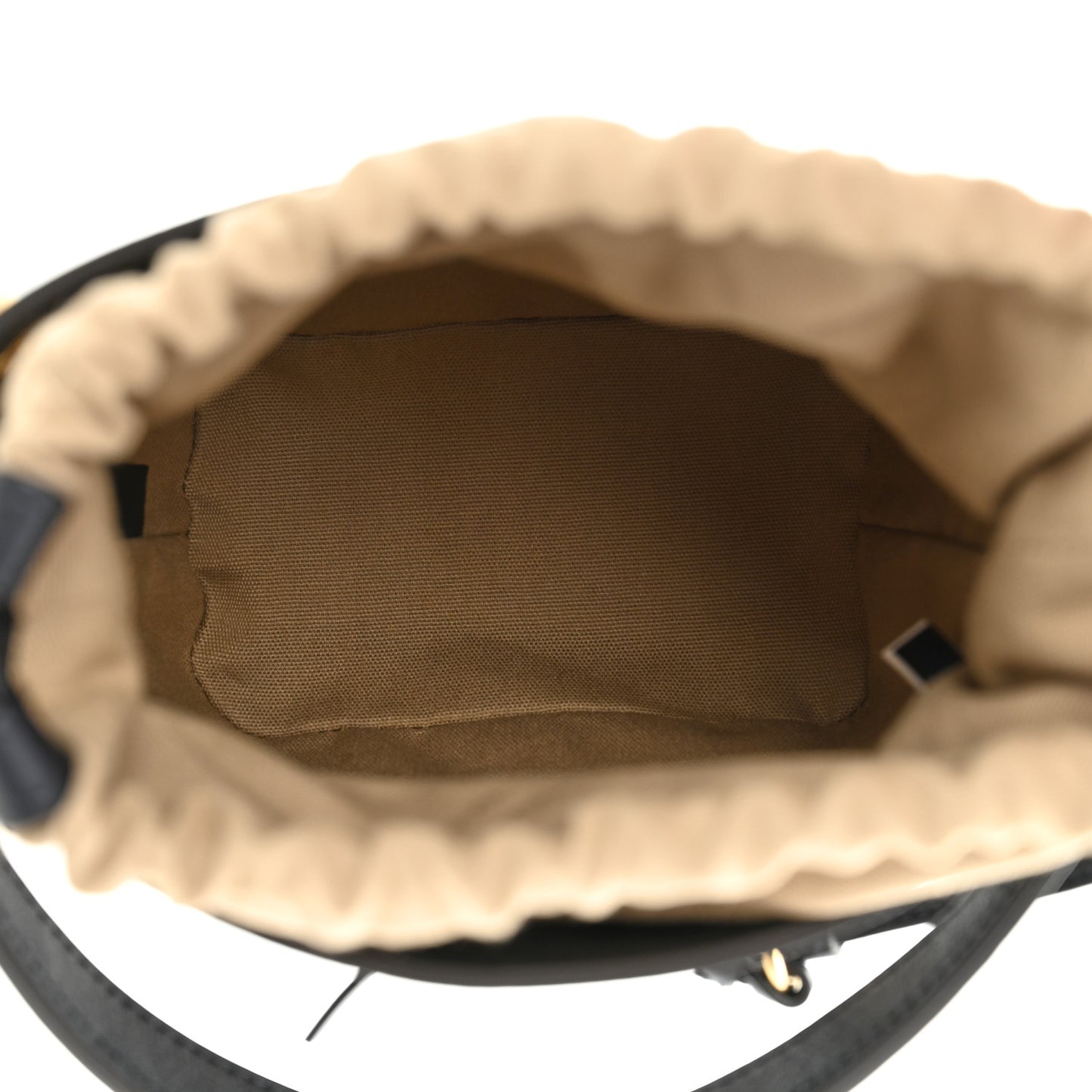 Smooth Calfskin Logo Mini Roy Bucket Bag Full Blue