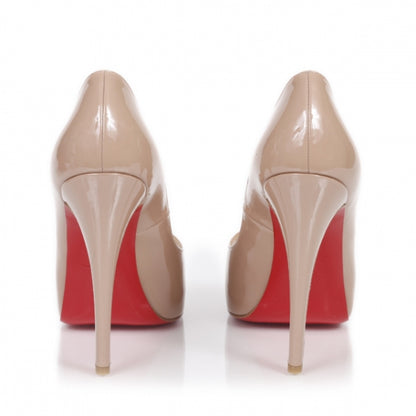 Christian Louboutin Patent Very Prive 120 Pumps 39 Nude 3 of 7