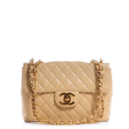 Chanel Caviar Jumbo Flap Beige 1 of 7