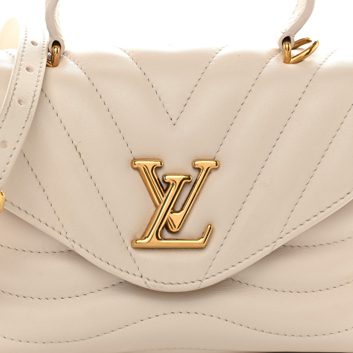 Calfskin Hold Me New Wave  Ivory