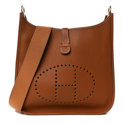Hermes Taurillon Clemence Evelyne GM Gold 1 of 11