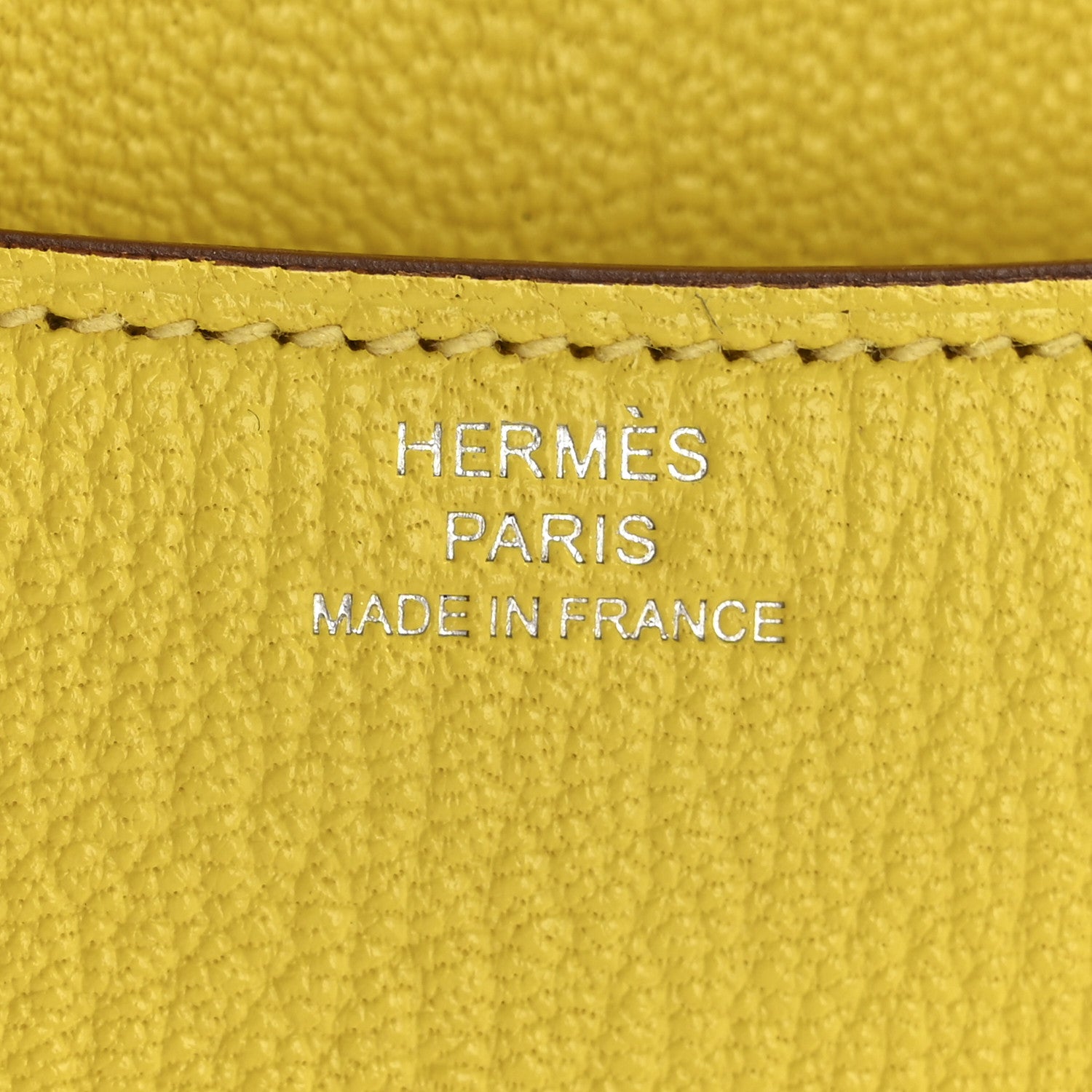 Hermes Chevre Mysore Constance 18 Jaune Citron 6 of 11